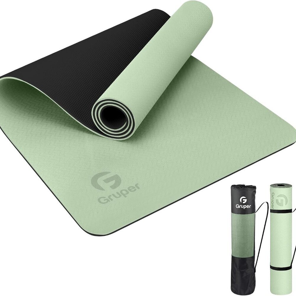 Yoga Mat Non Slip, Eco Friendly Fitness Exercise Mat with Carrying Strap,Pro Yog